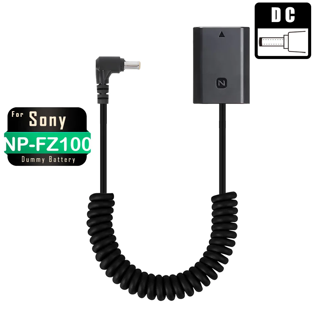 NP-FZ100 VG-C3EM манекен аккумулятора декодированный FZ100 пружинный соединитель постоянного тока для Sony ILCE-9 Alpha A9 A7RM3 A7RIII A7M3 A6600 A7M4 (A7IV)