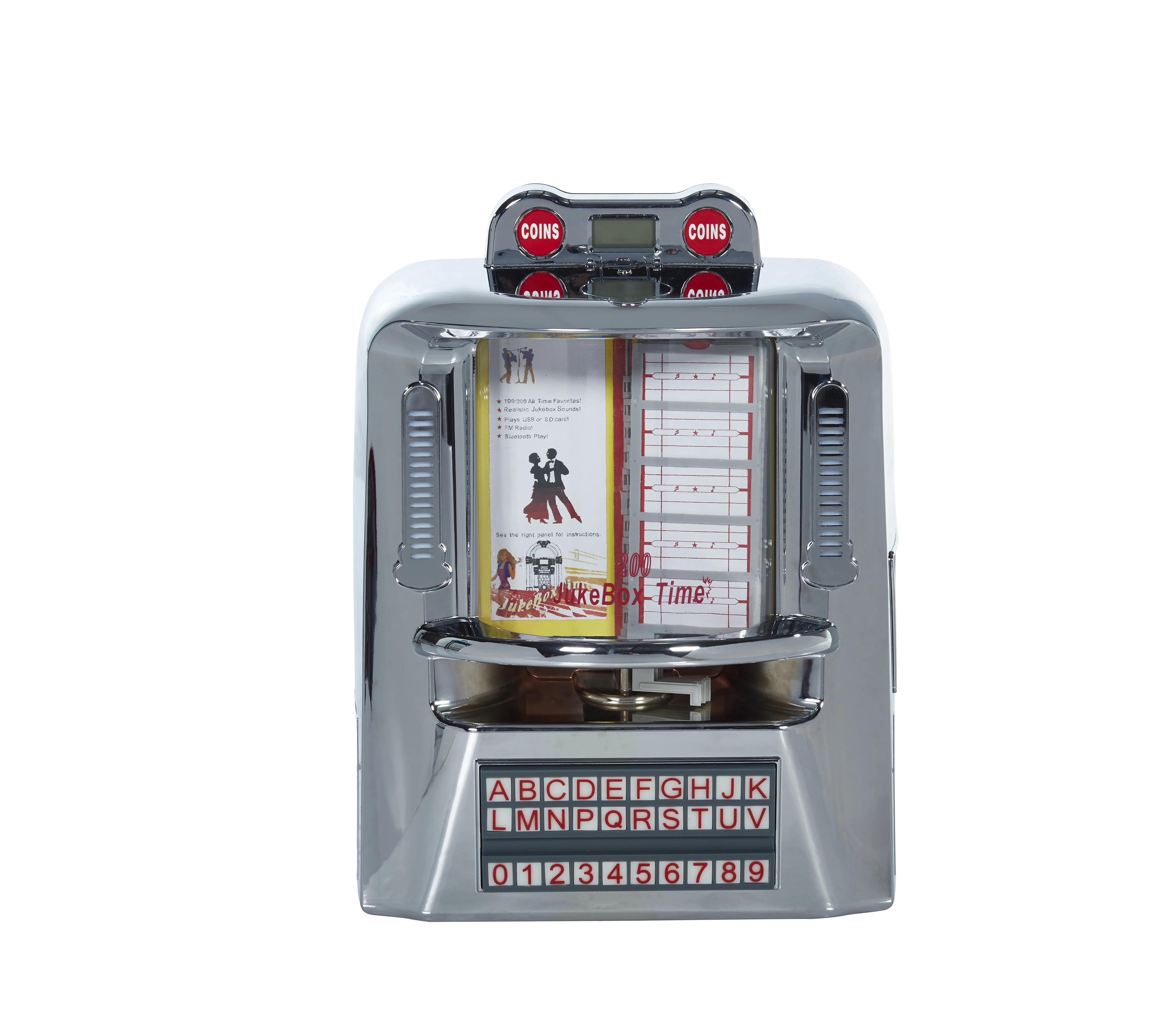 2026 JSY-FP-D01 Mini Tabletop Jukebox Machine Real Function with Radio USB SD Playback & for Bluetooth Consumer Electronics
