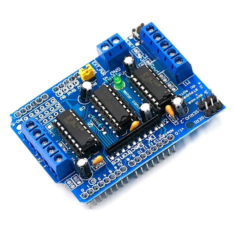 L293D Stepper Motor Driver Board Control Shield Module Motor Drive Expansion Board for Arduino Mega2560 4-Channel for UNO R3