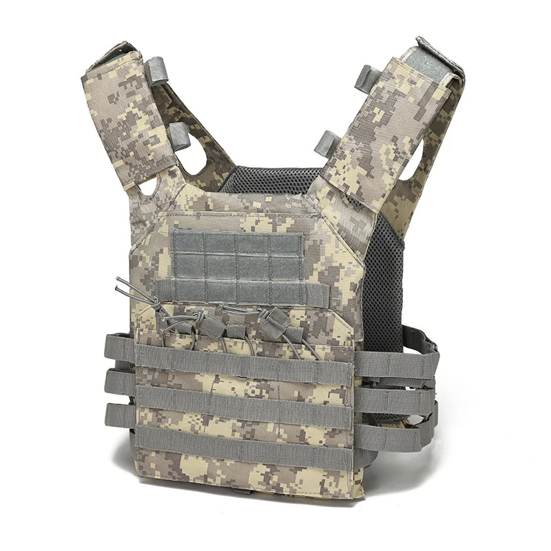 Imagem -06 - Armadura de Trem Tático Masculina Camo Molle Placa Colete Revista Carrierr Camo de Combate Equipamento de Caça