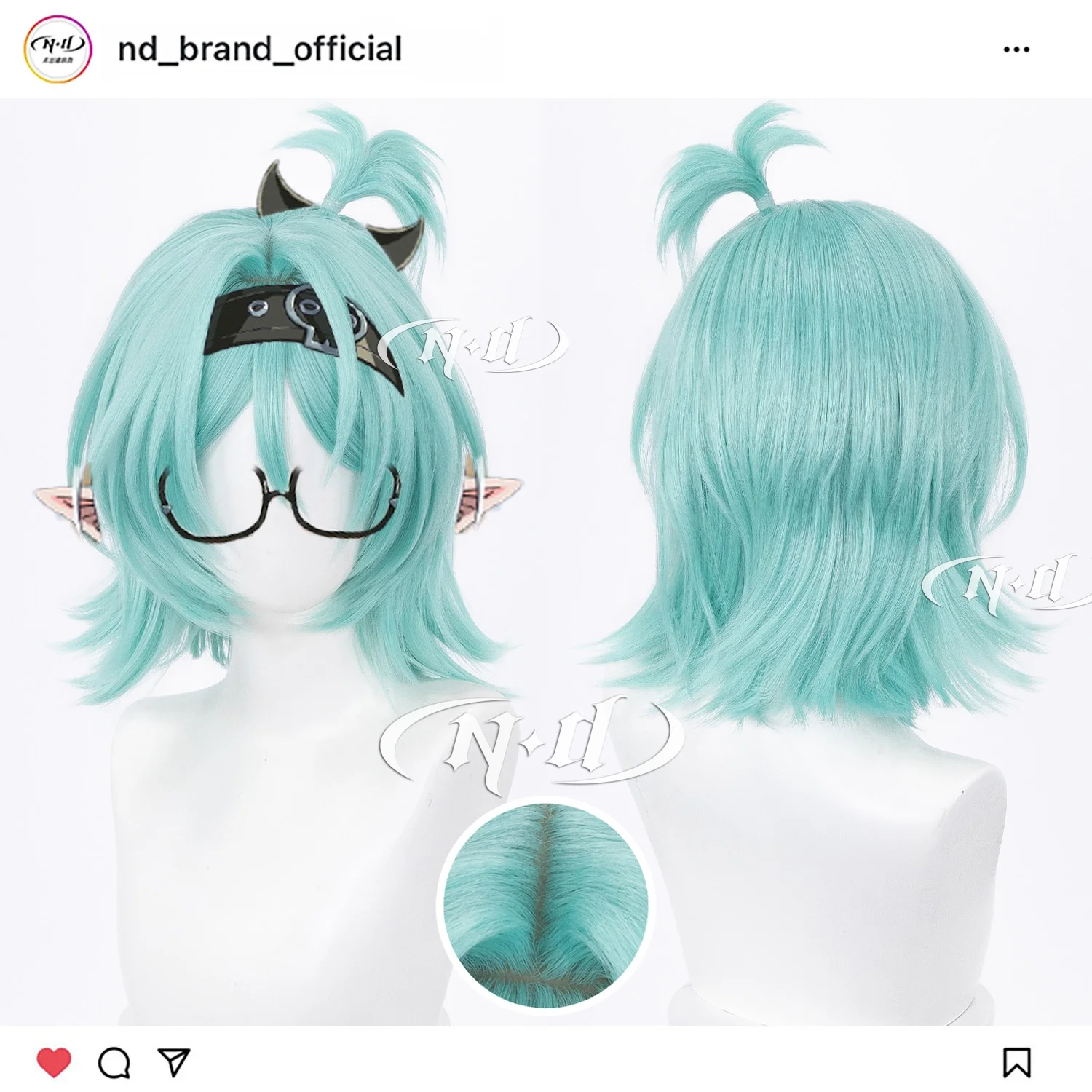 ND Brand Roxy Ifrita Pryce ZZZ Zenless Zone Zero Cosplay Wigs Hair Hairpiece for Comic-con Cosplayer Halloween Costume Party