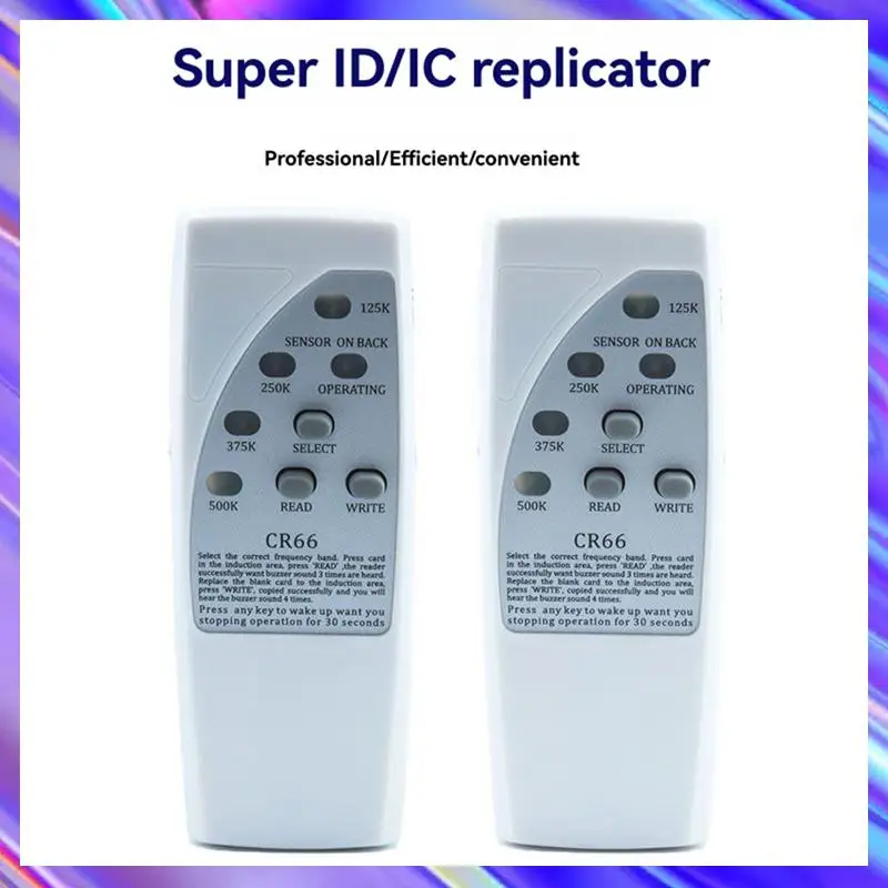 

A24U Handheld RFID Smart Chip Reader Writer 125Khz ID Copier Duplicator ID Tags Programmer For EM4305 T5577 Key Card
