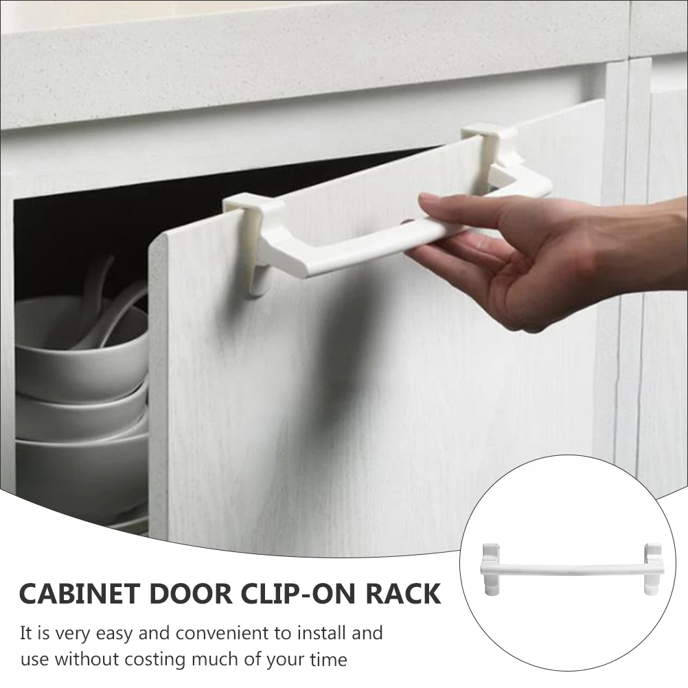 

4 Pcs Towel Rack Safe Material Cabinet Towel Organizer Install Bathroom Organizer Kitchen Shelf Stable