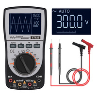 ET827 Handheld Digital Oscilloscope Multimeter Portable Smart DC/AC Current Voltage Resistance Frequency Diode Tester 4000 Count