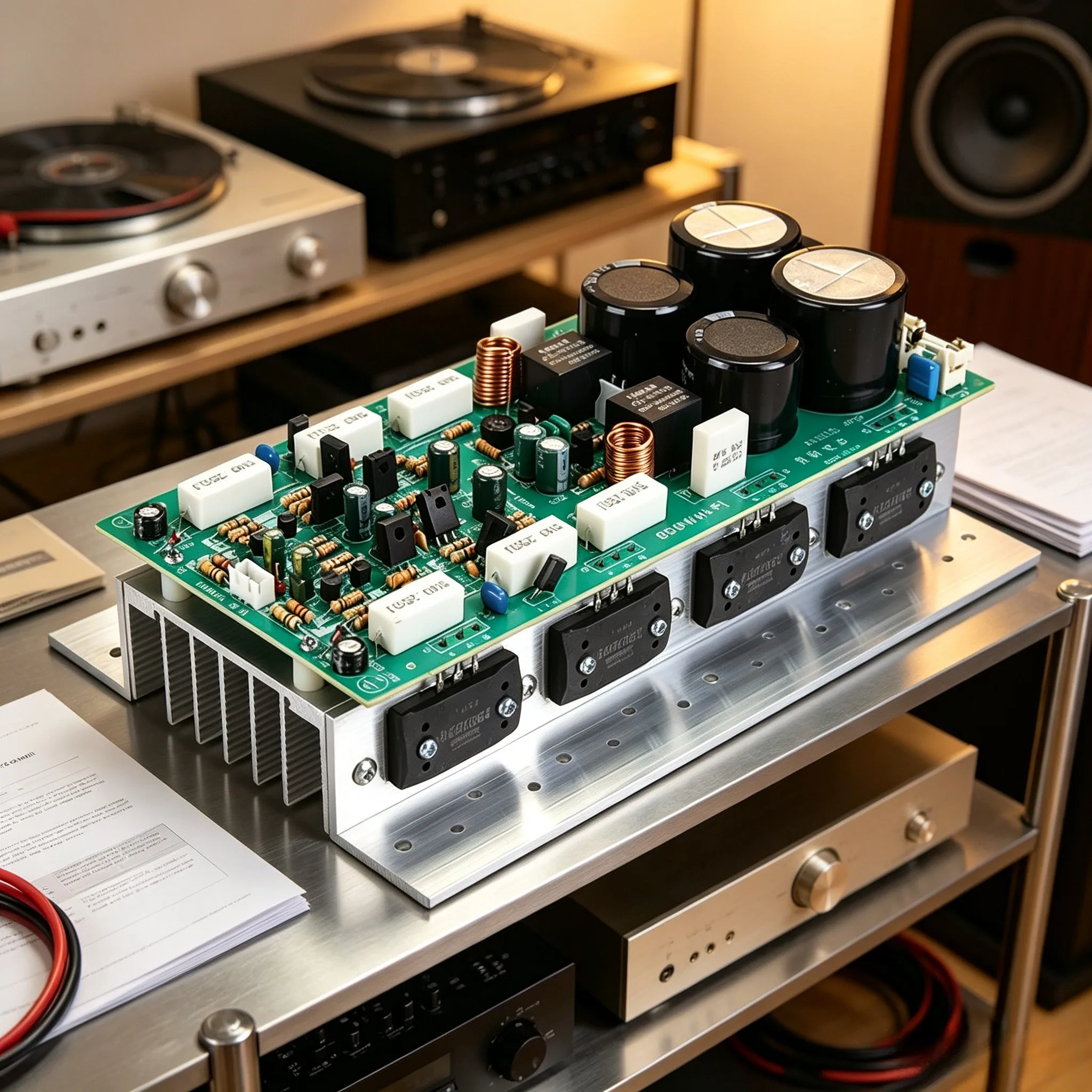 400W x 2 Channel For amplifier Module with 800W Mode Capability and Dedicated Protection Circuitry for Speaker Safety