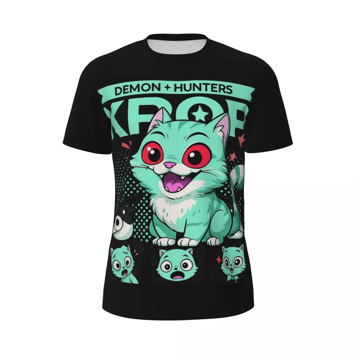 

K-pop Demon Hunter Tiger T Shirt Male Derpy the Tiger And Bird Running T-Shirts Summer Hippie Tee Shirt Design Plus Size Clothes
