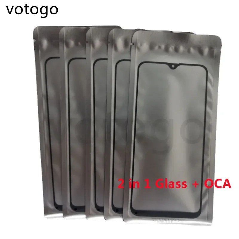 5Pcs Touch Screen Outer Glass + OCA For Xiaomi POCO X3 X4 GT X5 NFC M3 M4 M5 C55 F3 F4 F5 Pro 5G LCD Display Lens Panel Replace