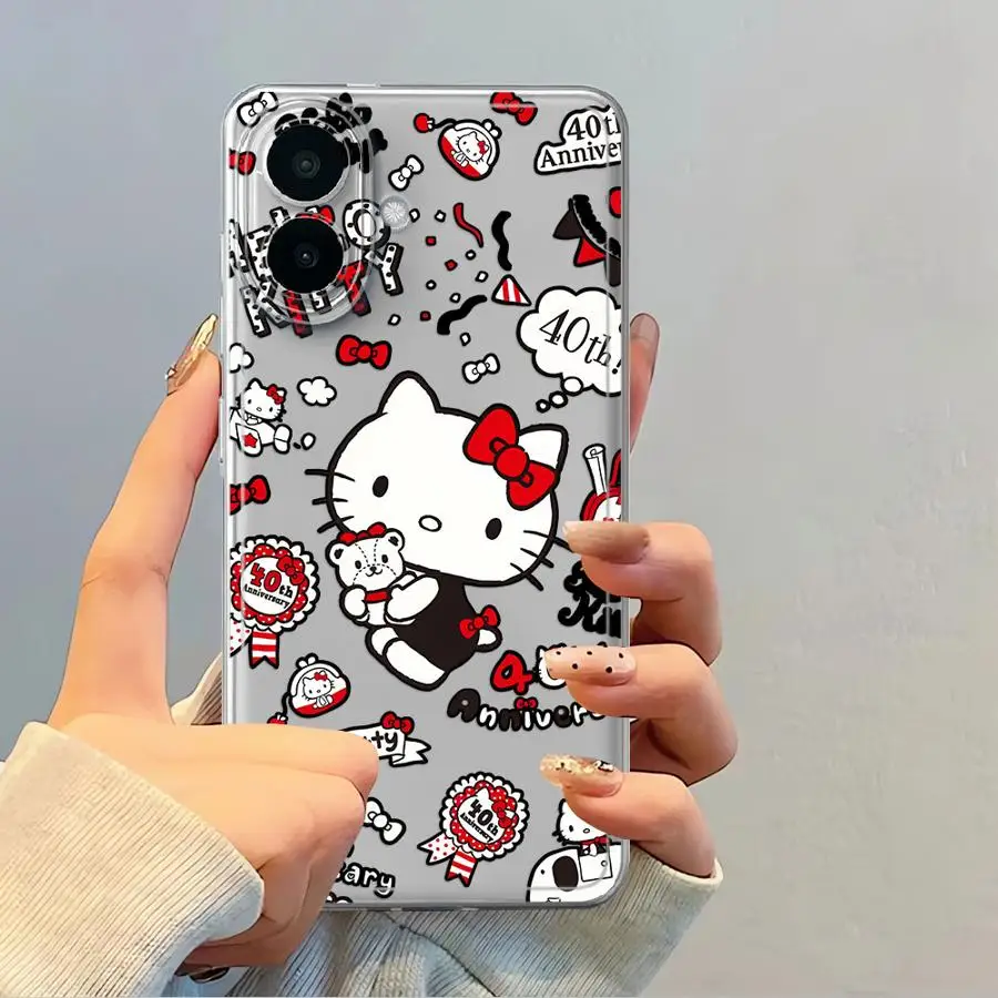 Cute Sanrio Hello Kitty Phone Cover Case for Samsung Galaxy A54 A15 A55 A23 A36 A27 A26 A24 A33 A52 A34 A35 A14 A16 A56 A50 A52