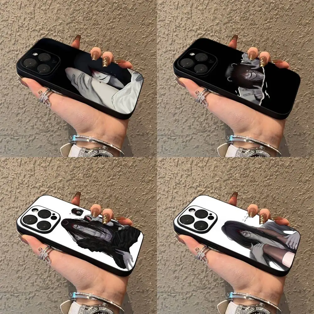 

H-Homicipher Mr Crawling Phone Case For iPhone 17,16,15,14,13,12,11,Pro,Max,Plus,E,Air,Mini Black Soft Box