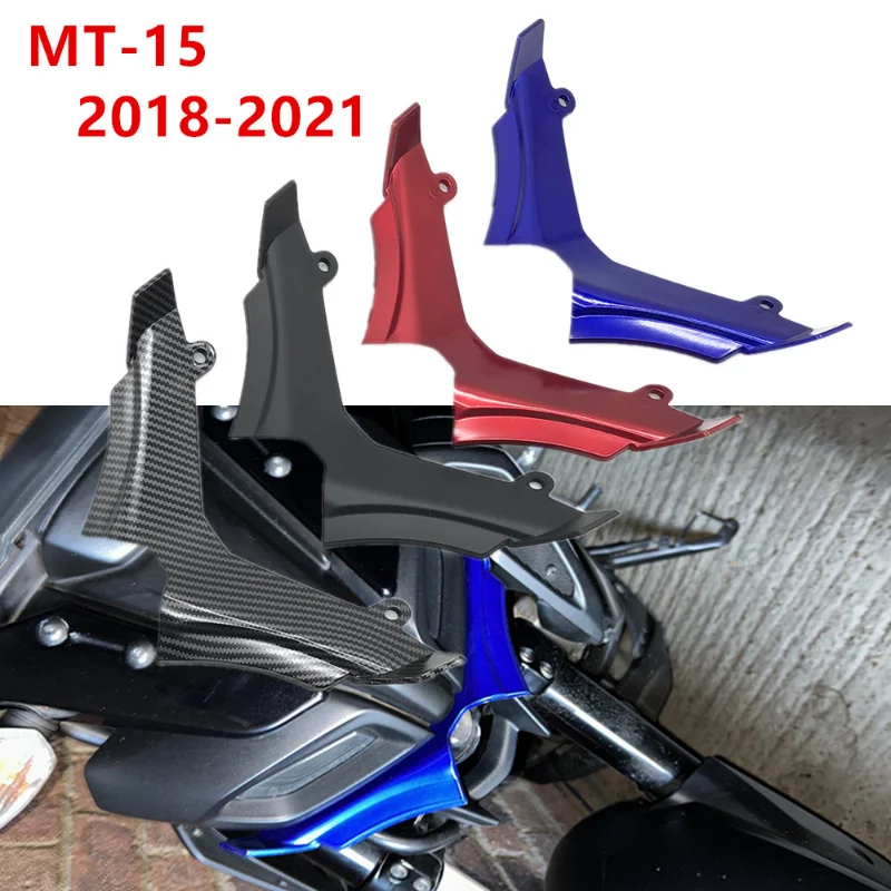 For YAMAHA MT-15 MT125 MT-125 2018 2019 2020 2021 Motorcycle Front Wheel Tire Fender Beak Nose Cone Wing Extension Cover Cowl