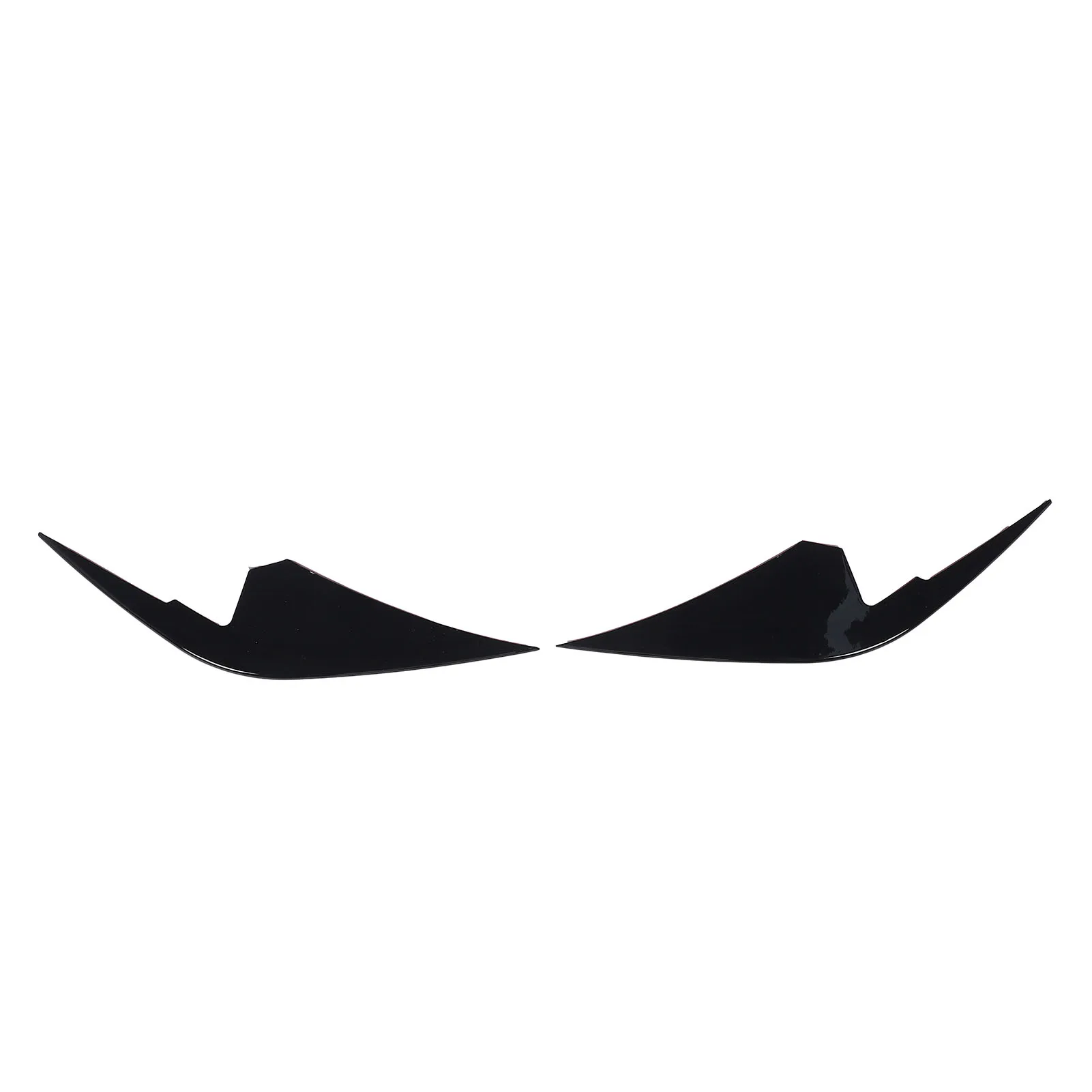 Pair Of Front Bumper Vent Spoiler Canard Decorative Aerodynamic Bumper Vent Splitter Fin Trim for GR86 2022 and After Gloss