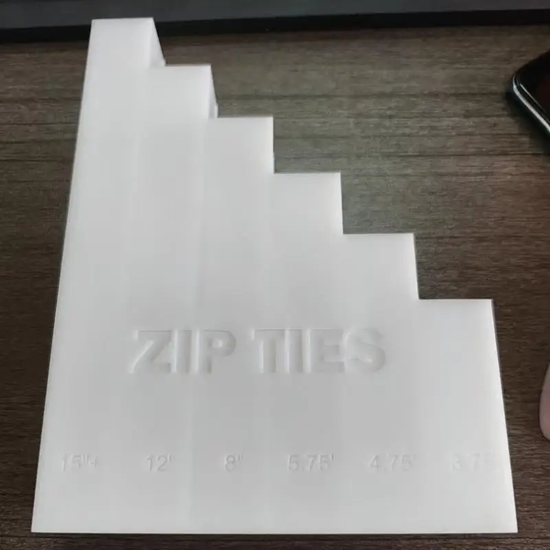5-stufiger Wandhalter für Kabelbinder, einfach zu installierender Kabelbinder-Organizer für die Werkzeugaufbewahrung in der Garage. – Detail 6