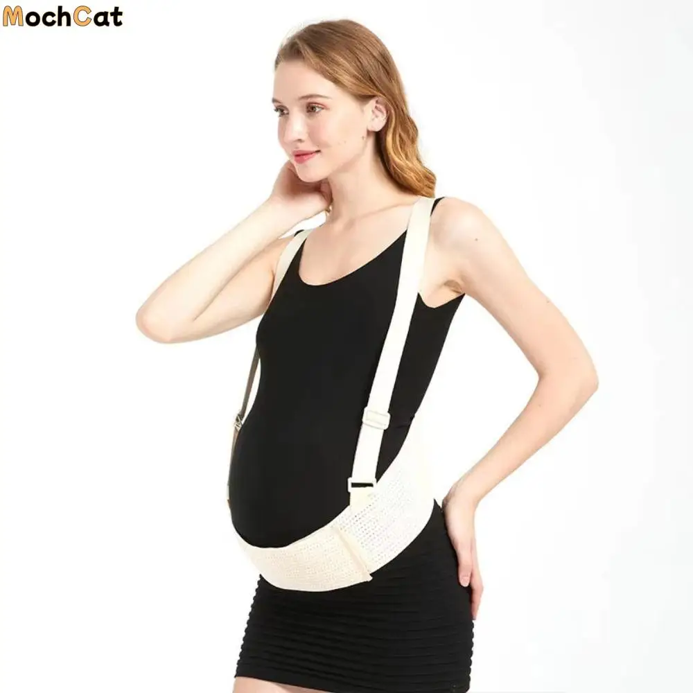 Strap for Pregnancy Support and Postpartum Recovery Breathable Maternity Belly Band with Shoulder