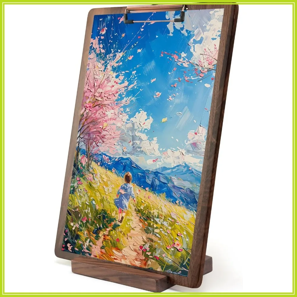 

Walnut Wood Clipboard 16.5x11.8 inch Legal Size Drawing Board