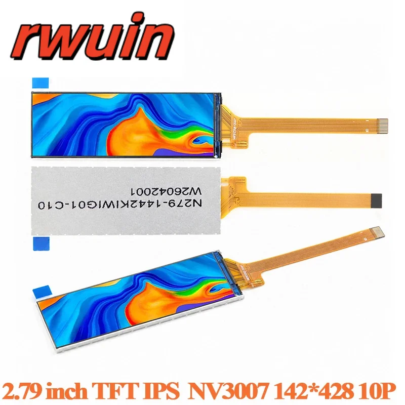 2.79 Inch TFT Display HD IPS LCD Full Color Bare Screen 2.79
