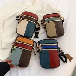 Borsa da donna in pelle di vacchetta Mini borsa a conchiglia per donna 2023 nuova borsa Versatile per cellulare a spalla piccola spedizione casuale di colori