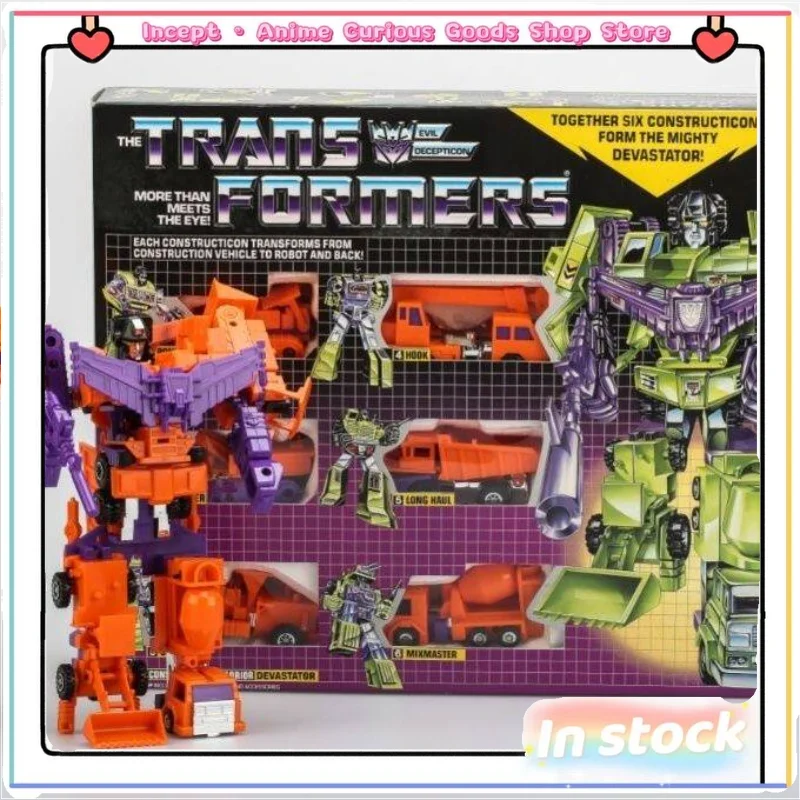 

in stock Transformation Toy G1 Hercules Orange Animation 1984 Fit Toy Model Birthday Gift Collectible Gift