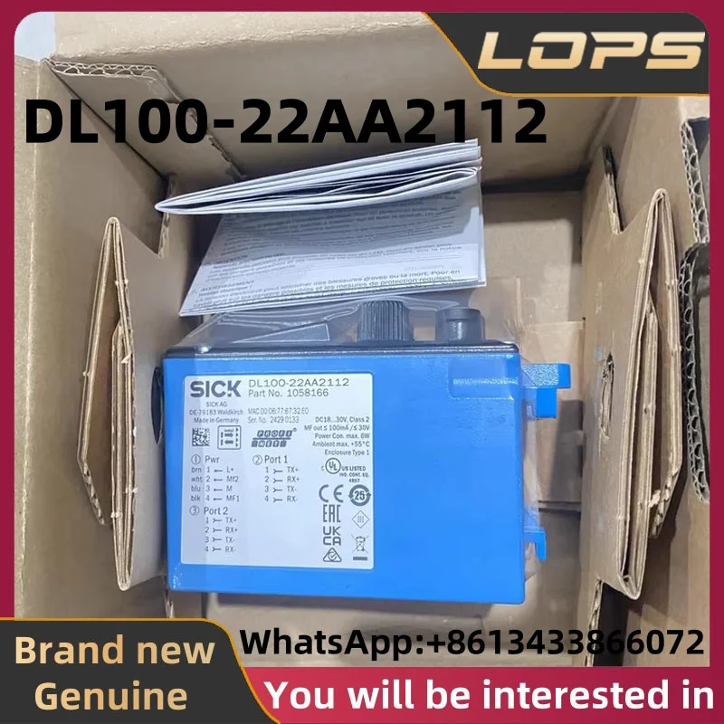 DL100-22AA2112 Brand new original SICK Laser rangefinder sensor, large quantity in stock, welcome to consult
