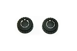 PCM Radio Replacement Knob Set For Porsche Cayenne 955 / 957 Part Number 95564295100 / 95564295200