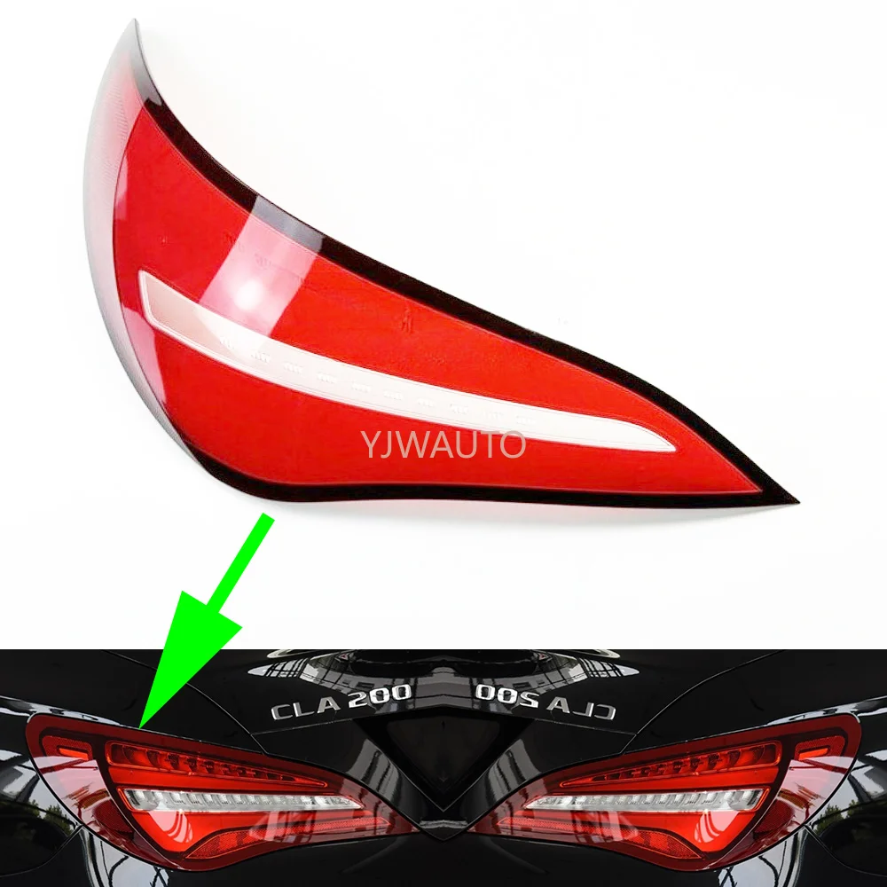 

For Mercedes-Benz CLA 2017 2018 2019 Taillight Cover Car Taillamp Lens Rear Lampshade Brakelights Shell