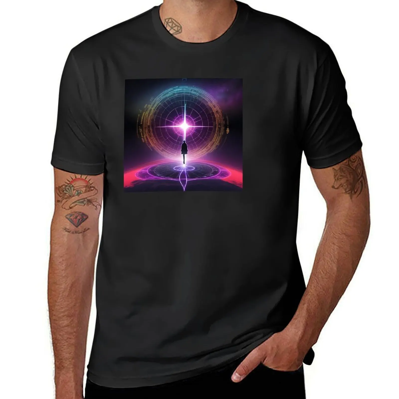 Copy of meteorite impacting planet earth created with AI 04 T-Shirt customs for a boy designer t shirt men