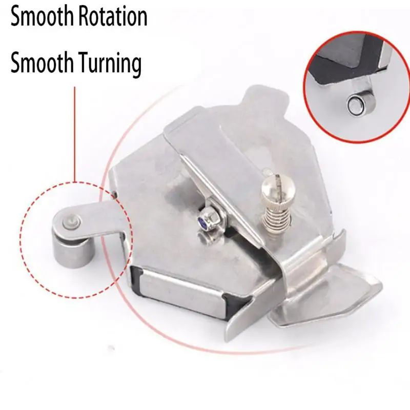 2pcs Magnetic Seam Guide Lock Anti-pressure Line Seam Guide Rule Pull Round Presser Foot Sewing Machine Attachments Hem Guide