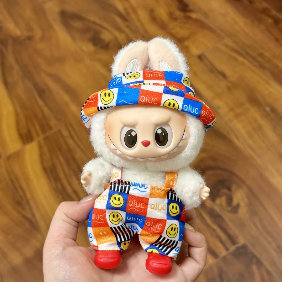 الملابس فقط مناسبة لدمى الفينيل القماشية الراب مقاس 17 سم من القطيفة وما إلى ذلك للارتداء واستبدال إكسسوارات الملابس