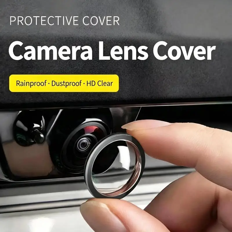 【CR】Scratch Resistant Universal 360 Panoramic Reverse Camera Cover 2/4PCS for Car Backup Camera Guard