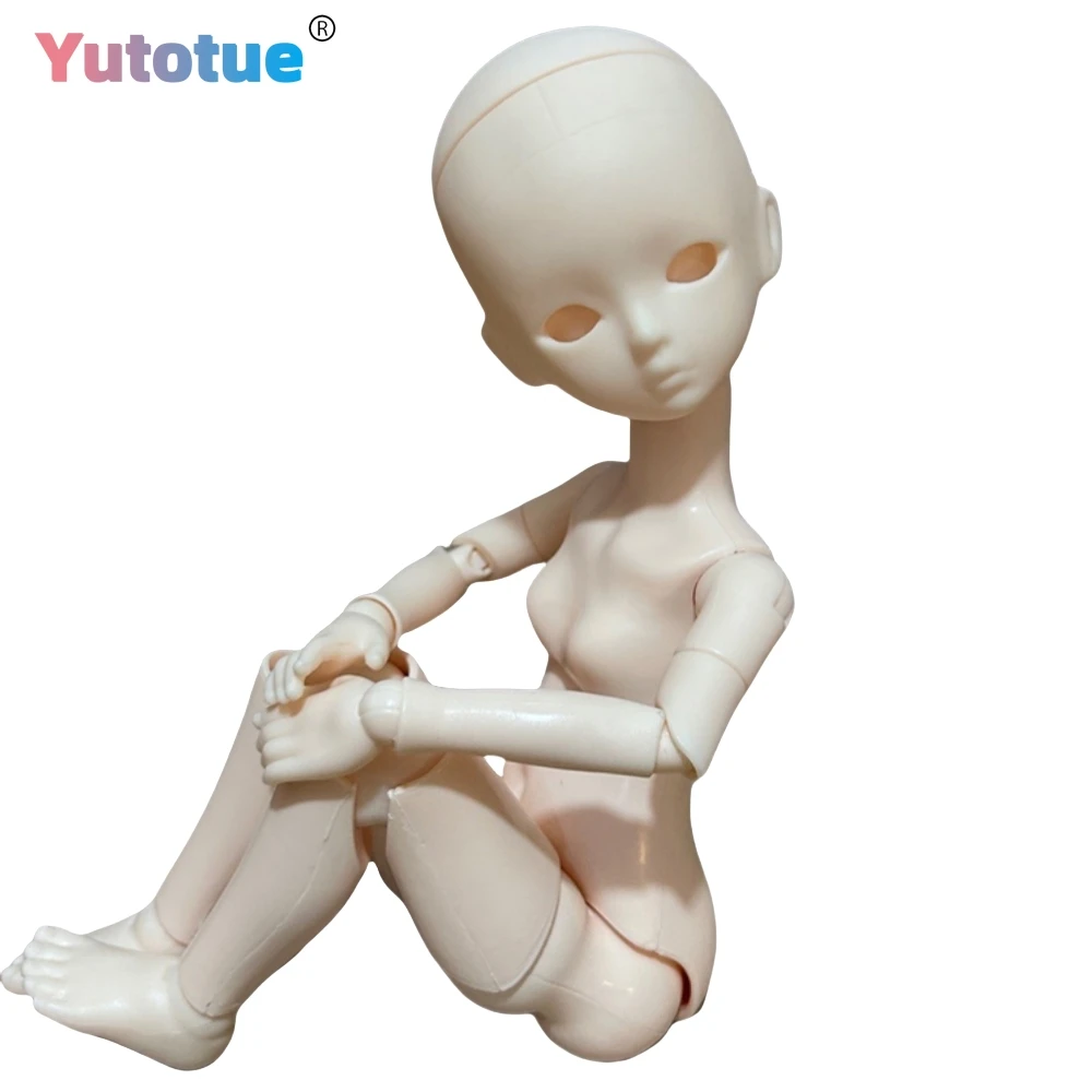 ตุ๊กตาข้อต่อแบบกลไก YUTOTUE 1/6 ขนาด 28 ซม. ตัวเปลือยไม่มีหน้า ไม่มีเครื่องสำอาง ของเล่น DIY