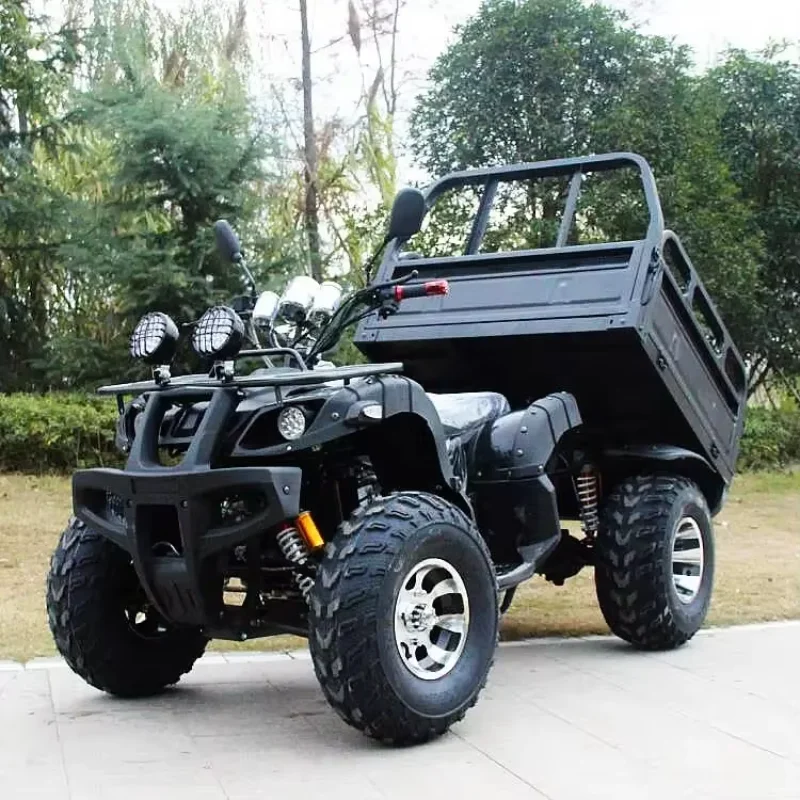 300CC Water-cooling Farm Atv 4x4,4-Stroke Shaft Drive,10inch Big Quad Bike,Four Wheeler ATV For Adults