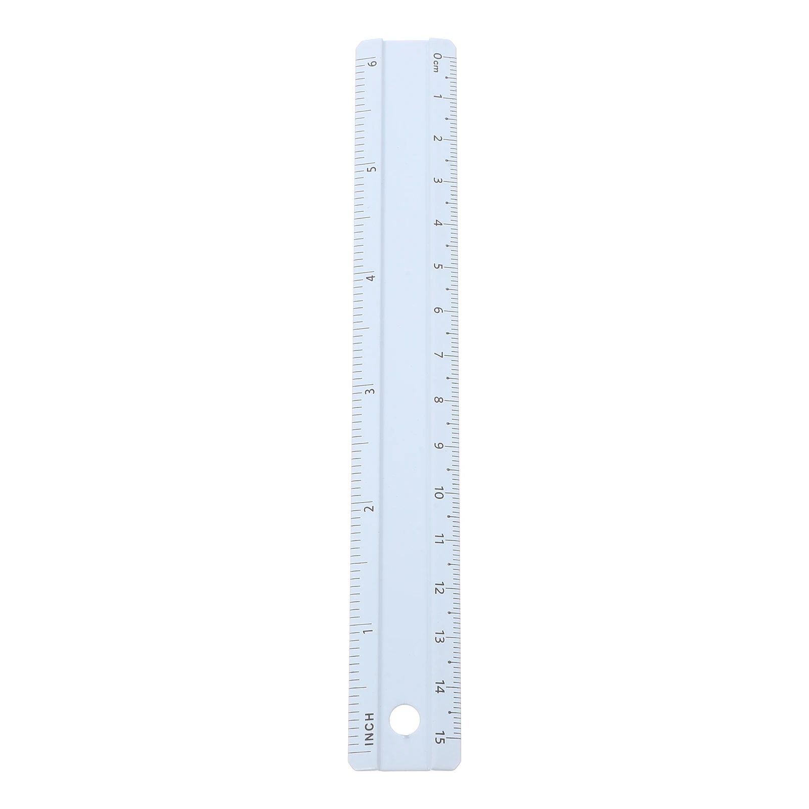 

Aluminum Alloy Ruler Trendy Color Student Stationery Drawing Tool Clear Scale Multi-functional Geometry Aid Office Supply