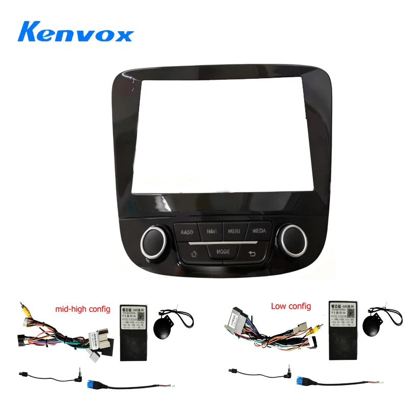 

Android Car Radio Installation Fascia Frame For Chevrolet MONZA 2019-2021 2din stereo Panel Dash Mount Kit wire harness cable