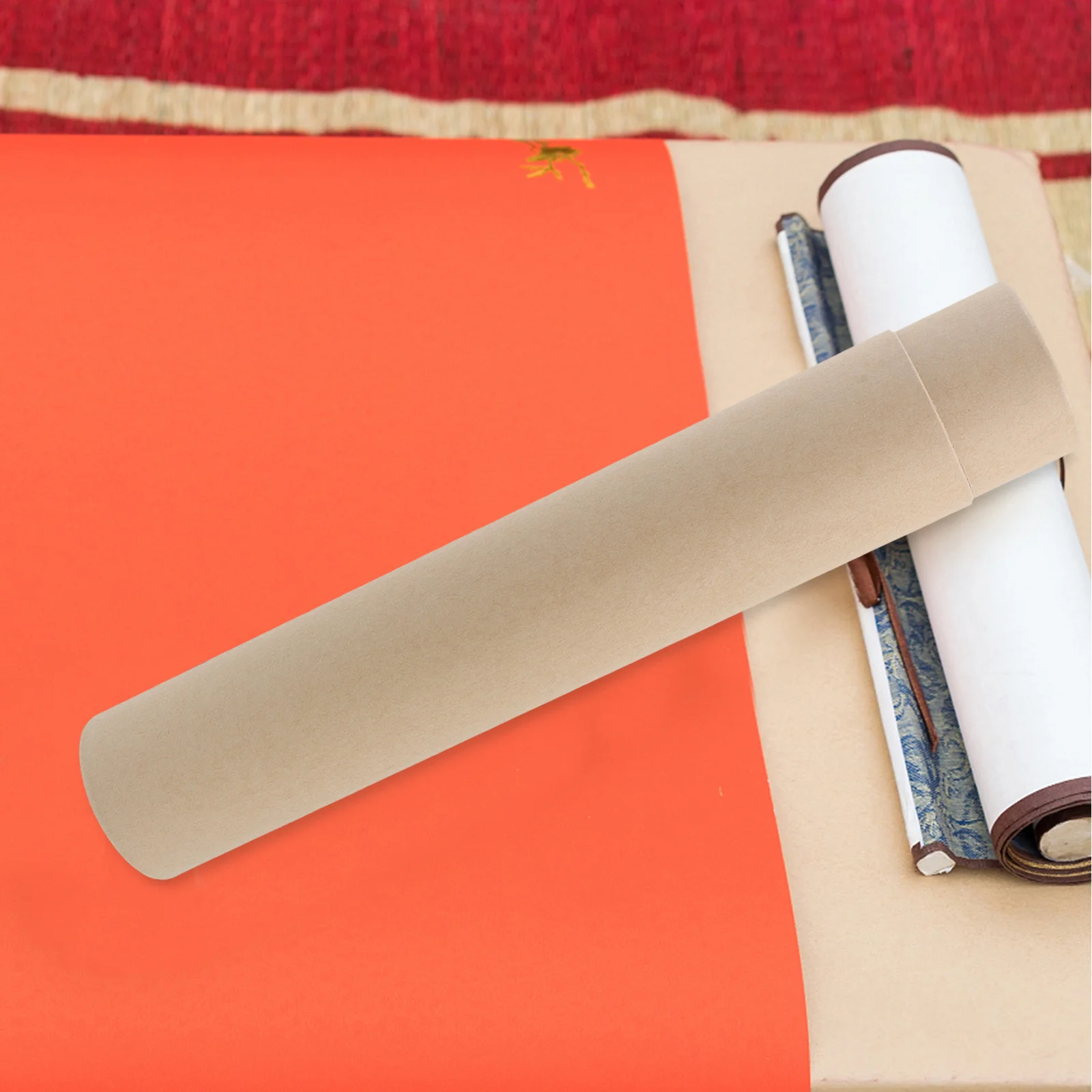 الخط صندوق التمرير 6 سنتيمتر القطر الداخلي كرافت ورقة تصغير أنبوب تخزين للأعمال الفنية الملصقات خرائط النمط الياباني