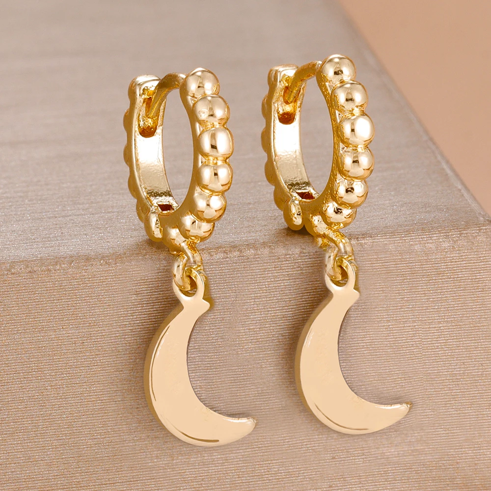 2PCS Light Luxury Trendy Moon  - Street Fashion Shoot 评论和价格