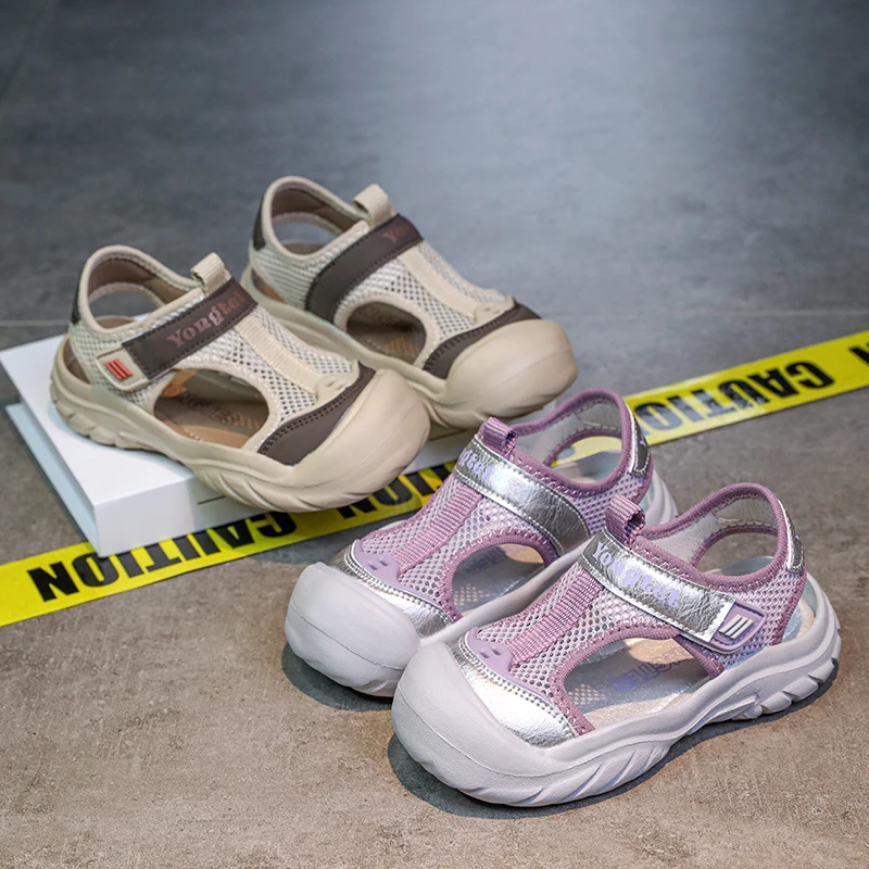

New Fashionable Girls Sandals Summer Bow Princess Sandals 3-14 Years Old Students Children Outside Wearing Versatile Sandals