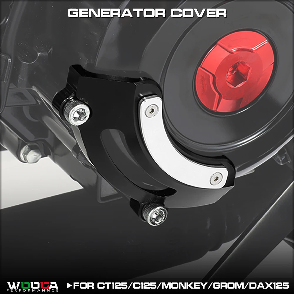 Generator Cover For Honda Hunter Cub CT125 Trail125 Super Cub C110 C125 Left Crankcase Gurad Protection Monkey125 Grom Dax125