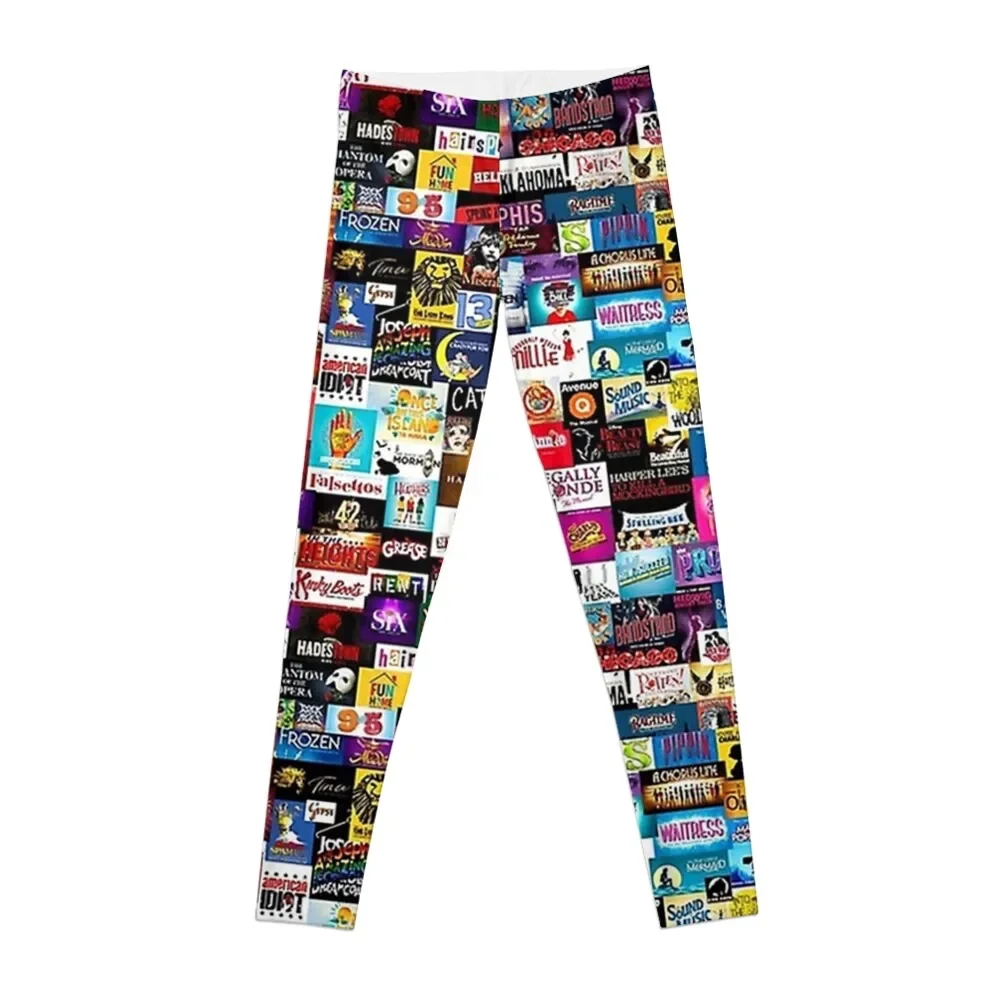 Broadway Show Logo Leggings for girls Sports female Sports pants for Womens Leggings