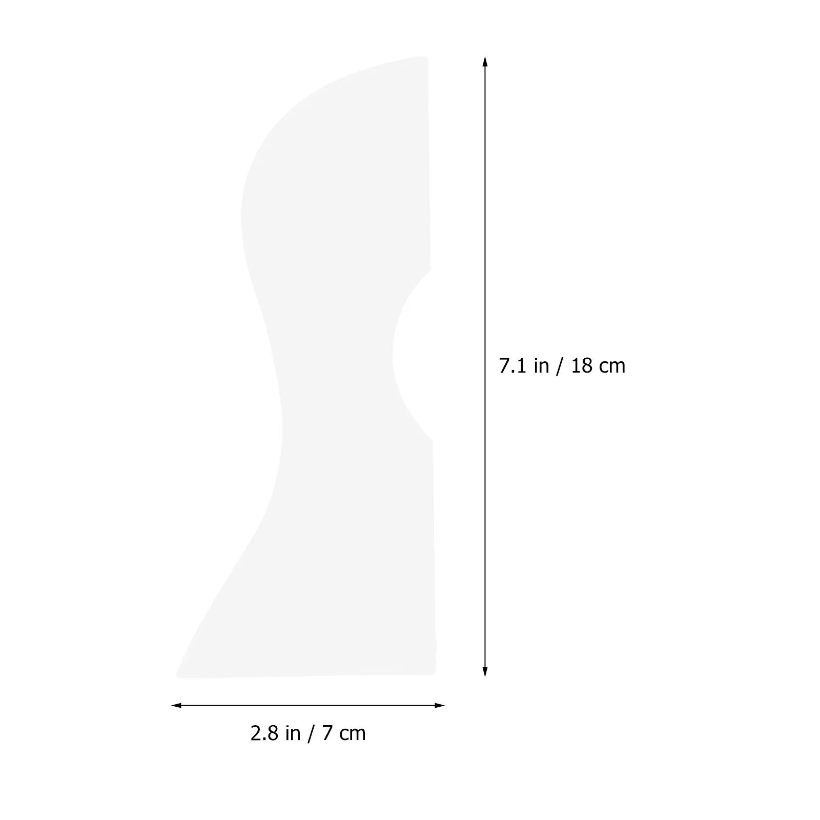 1Set Universal Ukulele Pickguard Clear Smooth Finish No-Glue Anti-Scratch Protection Guard for Soprano Concert Tenor Baritone