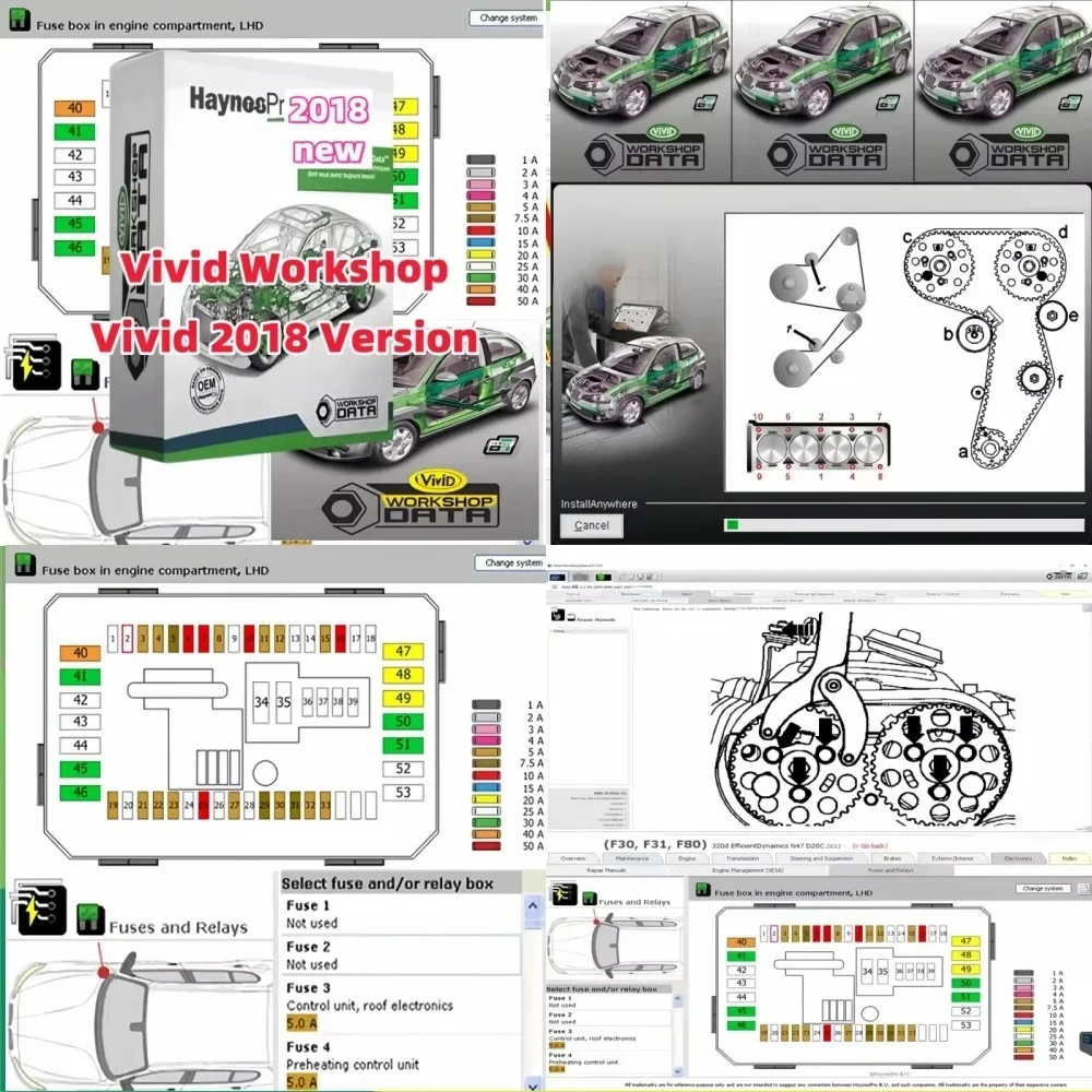 2025 hot ! Auto repair software Haynes pro 2015 DATA Multi languages VIVID Workshop 2018 Atris-Technik Europ e Automotive