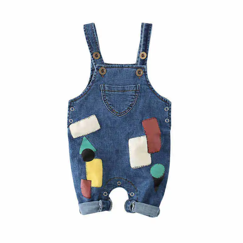 IENENS Newborn Rompers Jumpsuits Baby Denim One-pieces Toddler Clothing Boy Girl Overalls Kids Dungarees Infant Pants Clothes