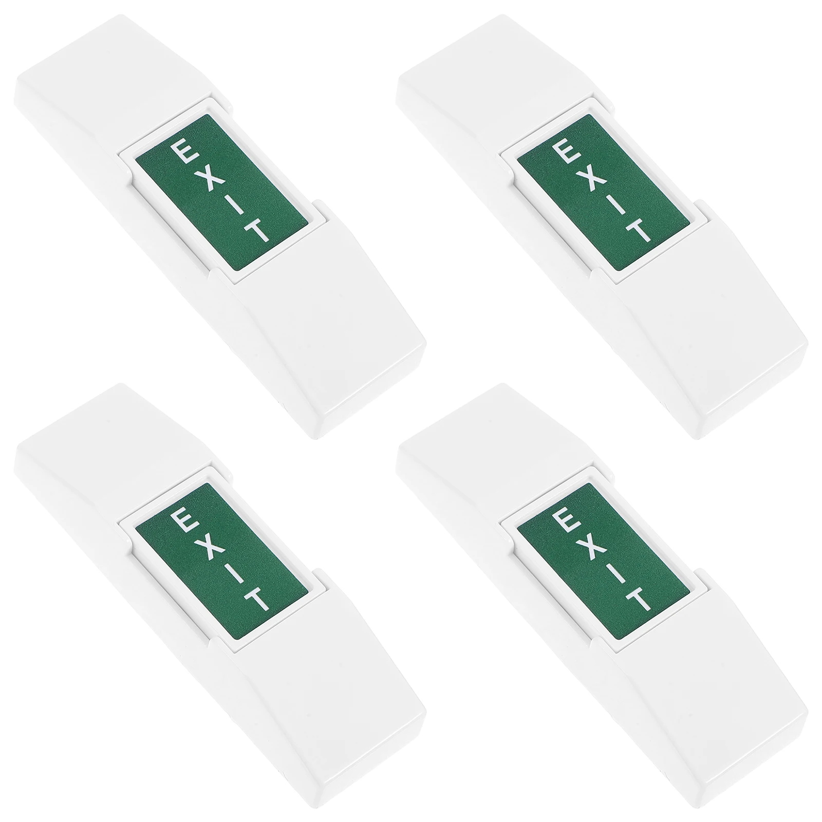 

4pcs Exit Switch Office Store Door Access Control Push To Exit Wall Mounted Emergency Alert Device Automatic Gate Release Button