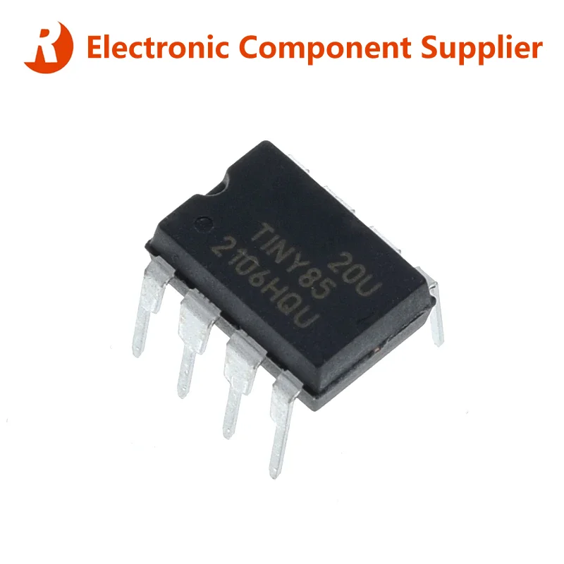 5Pcs ATTINY85-20PU DIP-8 100% Brand New Original  ATTINY85 DIP8 ATTINY85-20 DIP 8 ATTINY Microcontroller Chip MCU