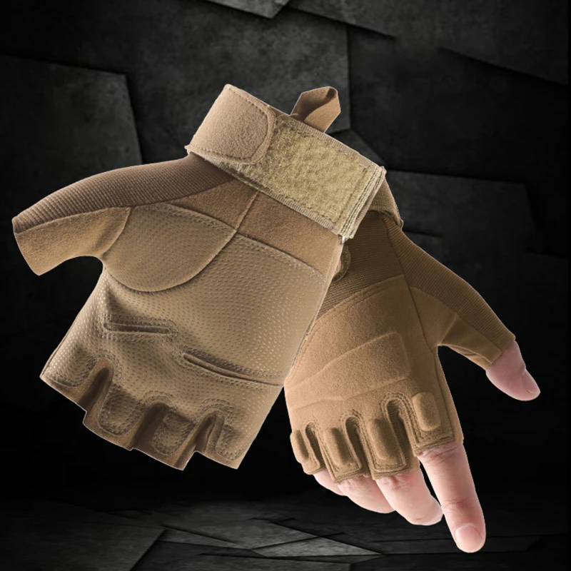 

Outdoor Gloves Airsoft Sport Gloves Half Finger Men Women Combat Shooting Hunting Fitness Fingerless Gloves