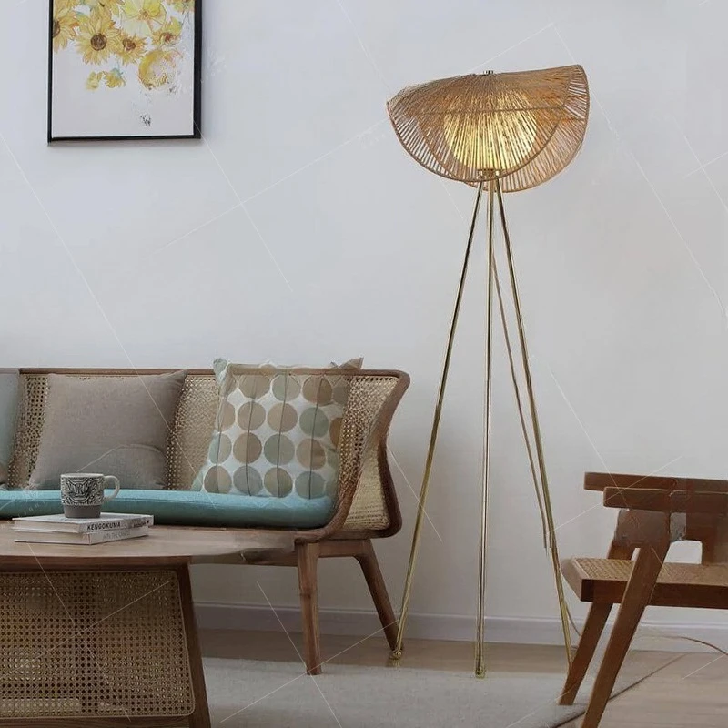 مصباح أرضي للرياح على الطراز الياباني wabi-**** مصمم لغرفة النوم وغرفة الدراسة وغرفة الشاي ومصباح منسوج لغرفة المعيشة وغرفة المعيشة