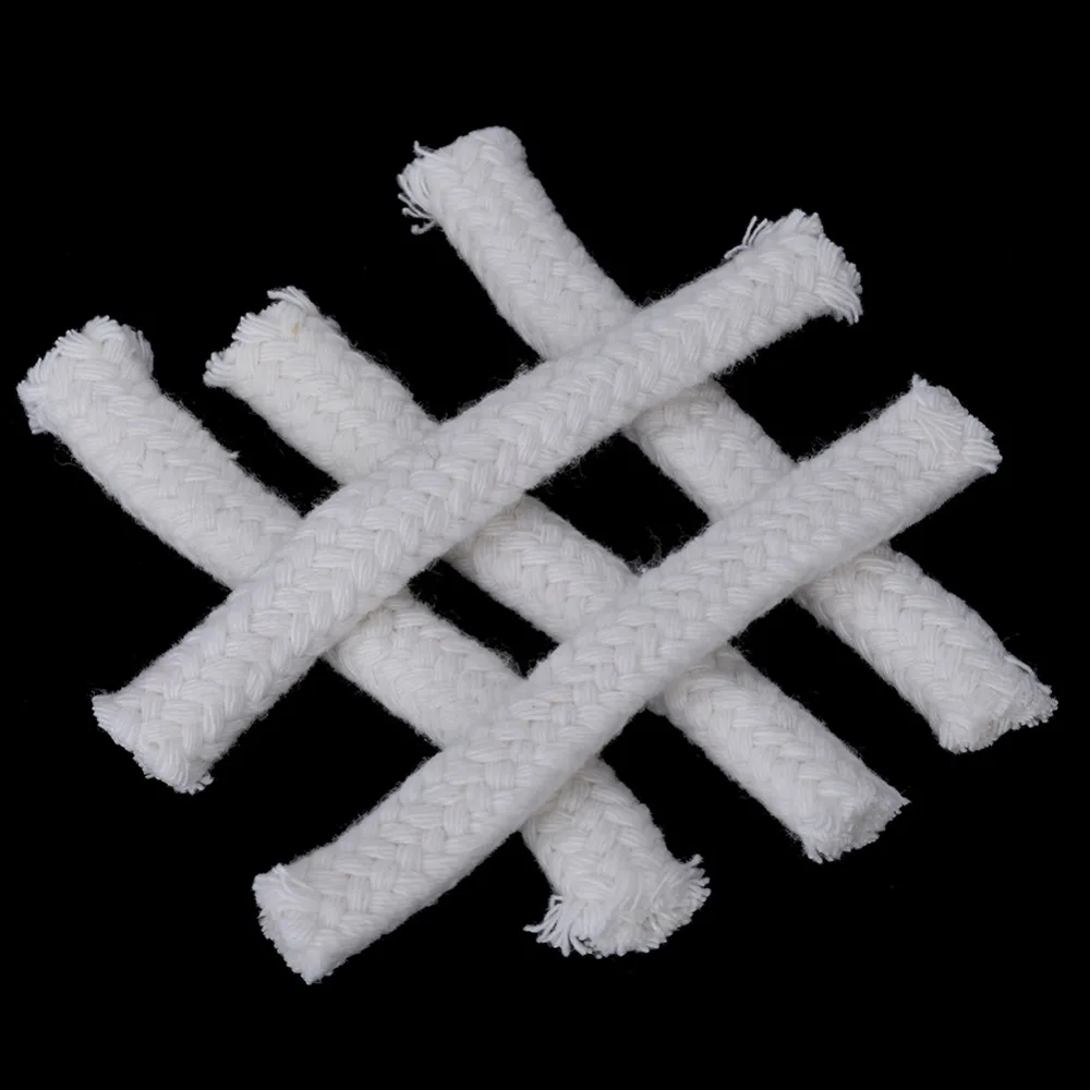 10pcs set Cotton Lamp Wick Sturdy Construction White Oil Lamp Wick Heating Tools Replacement Accessories Replacement Lamp Wick