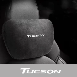 2pcs Car Headrest Pillow Neck Shoulder Cushion For Hyundai Tucson Nx4 ix JM TL 2008 2016 2017 2019 2020 2022 Auto Accessories