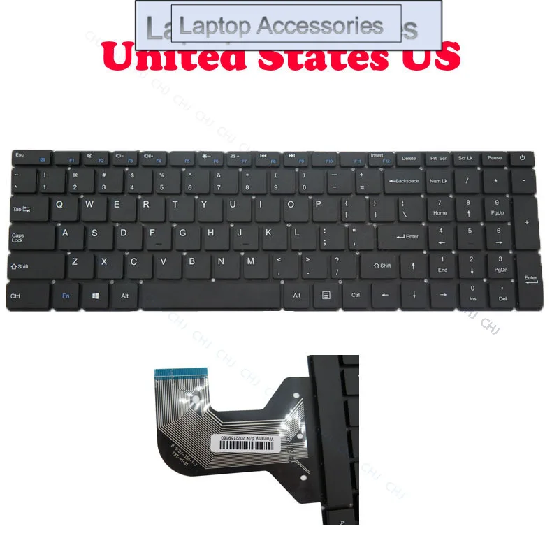 F teclado del ordenador portátil para Gateway GWTN156-12 GWTN156-12BK GWTN156-12BL GWTN156-12RD GWTN156-12GR inglés EE. UU. Negro sin marco nuevo