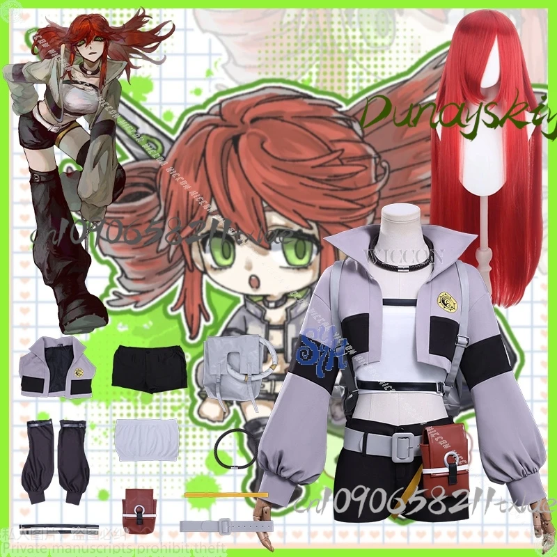 Shop1104205745 Store Riyo GACHIAKUTA أزياء تنكرية موضة ساخنة الشرير Jirai Kei أنماط معطف السراويل الباروكات مجموعة هالوين عيد الميلاد