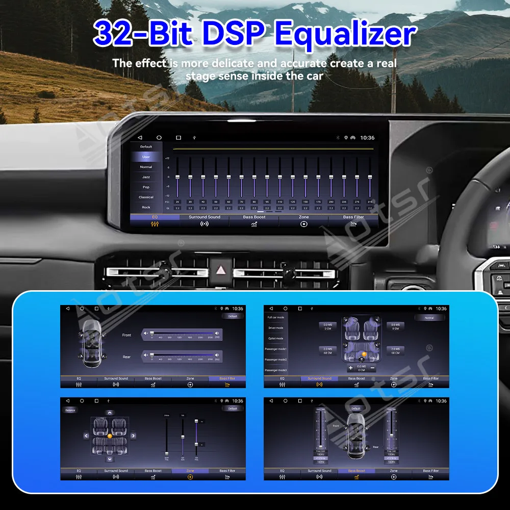 12.3 ''أندرويد 14 لتويوتا أفرلورد برادو LC250 2024 نظام تحديد المواقع والملاحة Carplay راديو السيارة HD شاشة تعمل باللمس ستيريو وحدة رئيس السيارات #4