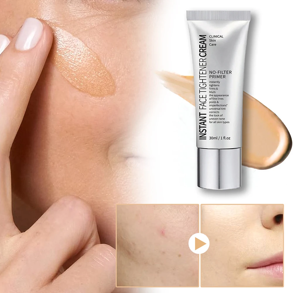 Miękki, długotrwały korektor kontrolujący wydzielanie sebum, natychmiastowy krem ujędrniający skórę twarzy, krem maskujący pory, kosmetyk dla kobiet.